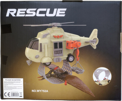 Helikopter lodër WENYI WY752A, shkallë 1:16, me drita dhe zëra, bezhë