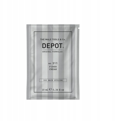 Крем за коса Depot бр. 311 Fiber Cream, средно фиксирање, УВ филтер, 10 ml