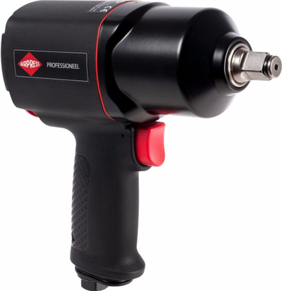 Çelës pneumatike me goditje Airpress, 1/2", e zezë / kuqe (45411)