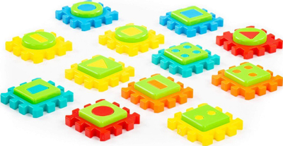 Puzzle edukativ Polesie 91420, 24 copë, forma gjeometrike, shumëngjyrëshe