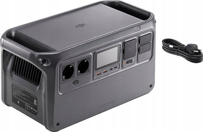 Stacion portativ energjie DJI Power 1000, 1024Wh LiFePO4, 2600W, gri