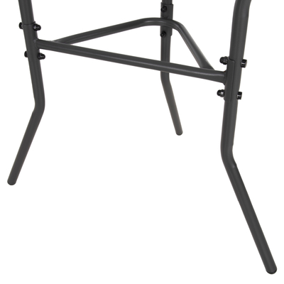 Tavolinë gjysmë-rrumbullakët Lima 70×40×64,5 Hcm (HM5967.01), gri