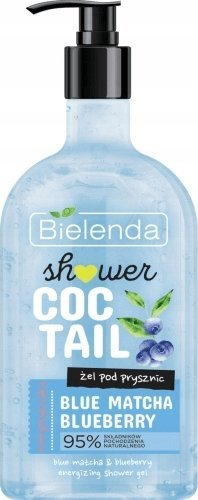 Xhel dushi Bielenda Shower Cocktail Blue Matcha Blueberry, për energji, 400ml