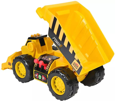 Kamion lodër Power X 2 in 1 Electronic Dig Rig, 51cm, me drita dhe tinguj, i verdhë