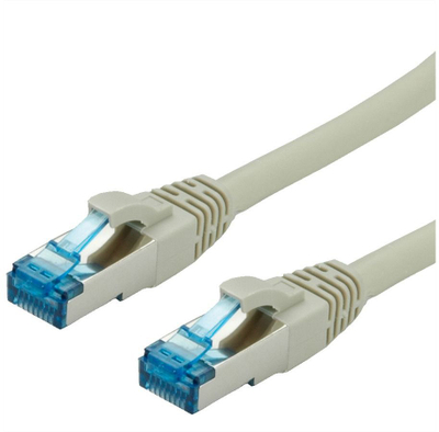 Kabllo rrjeti Value Patch Cable Cat6A S FTP, 0.15m, RJ45, gri