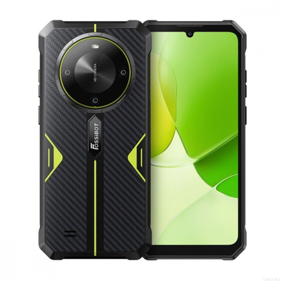 Telefoni FOSSIBOT F105, smartphone, dual SIM, i gjelbër
