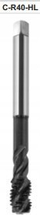 Çekiç gërshërë FANAR D2 518801 0100, M10 DIN 376C 6H, HSSE HL për inox, metalik