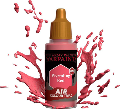 Bojë akrilike për aerograf Army Painter Warpaints Air Wyrmling Red, për miniatura, e kuqe
