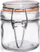 Kavanoz qelqi me kapak patent, guarnicion gome, transparent