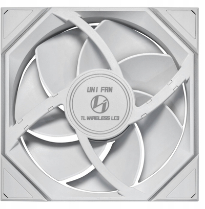 Ventilator për kasë Lian Li UNI FAN TL LCD Wireless Reverse Blade 140mm, ARGB PWM, i bardhë