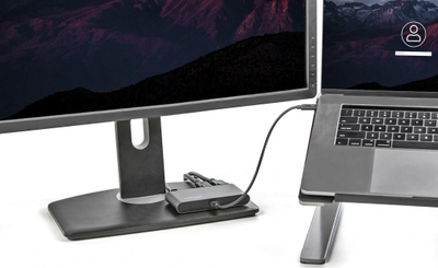 Dock Thunderbolt StarTech.com për dy ekrane, 2x DisplayPort 4K 60Hz, Gigabit Ethernet, i zi