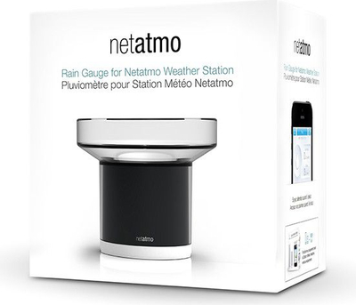 Модул мерач на дожд Netatmo Rain Gauge, за метеоролошка станица Netatmo, црн