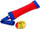 Lodër tërheqje për qen Toby's Choice Firehose Tug TC10009, 48cm, material i fortë, e verdhë