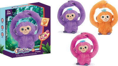 Loder pelush Icom Polska Somersaulting Monkey, majmun kërcyes, me dritë edhe zë, shumëngjyrëshe