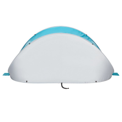 Çadër plazhi NILS CAMP NC3174, që çohet vetë, me mbrojtje UV, turquoise me gri