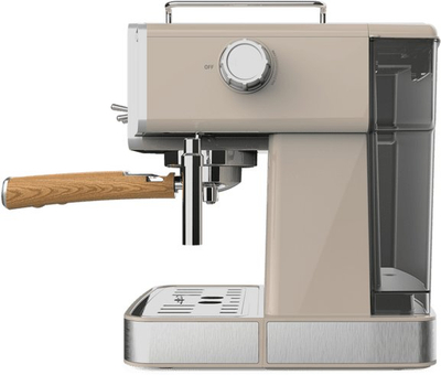 Aparat kafeje Cecotec Power Espresso 20 Tradizionale Light, 1350W, 20 bar, bezhë