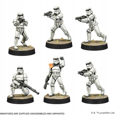 Zgjerim loje Star Wars Legion Stormtroopers Unit Expansion, njësi figurina, për 2 lojtarë, e bardhë