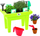 Tavolinë lodër për kopësht Ecoiffier The Filled Planter 4290, 31 cm, me 11 aksesore, jeshile