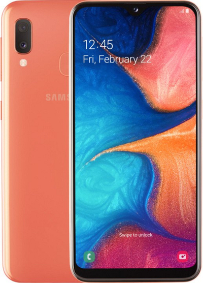Celular Samsung Galaxy A20E, 3GB/32GB - portokalli