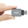 Адаптер USB A - USB C, сив