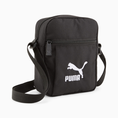 Çantë shpatulle PUMA Classics Archive Portable, poliestër, me rrip të rregullueshëm, e zezë