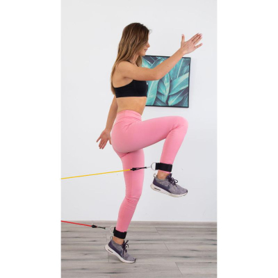 Set shirita rezistence EB Fit Tubing, 5 copë, me nivele të ndryshme, me ngjyra të ndryshme