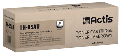 Toneri Actis TH-05AU, zëvendësim për HP 05A CE505A CF280A, 2800 faqe, i zi