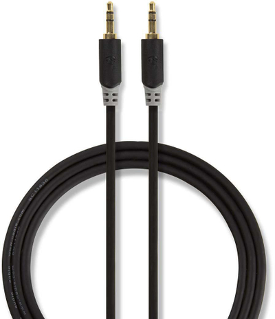 Kabllo audio stereo Nedis, 3.5 mm mashkull-mashkull, 10 m, anthracite