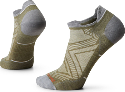 Чорапи за трчање Smartwool Run Zero Cushion Low Ankle, волна Мерино, унисекс, големина XL, боја Winter Moss