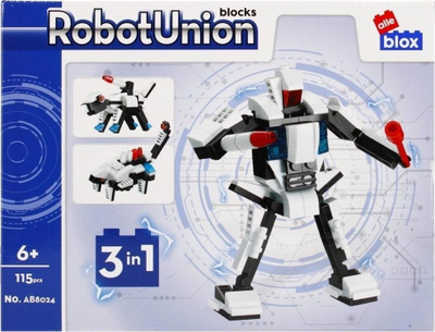 Lodra ndërtime ALLEBLOX Robot, 115 elemente, shumëngjyrëshe