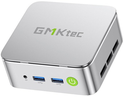 Мини PC GMKtec NucBox G10, AMD Ryzen 5, 16GB RAM, 1TB SSD, Windows 11 Pro, сребрена