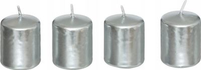 Set qirinjsh Feeric Christmas Satin Silver, 4 copë, 160g, argjendtë