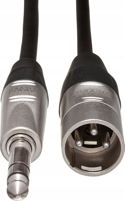 Аудио кабел Hosa HXS-020 Re, XLR женски во 6.3mm TRS, 6m, црн