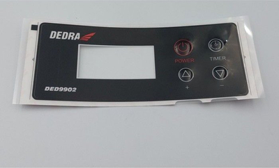 Стикер за контролен панел Dedra DED9902, самолеплив, црн