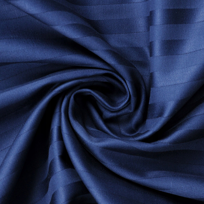 Комплет постелнина Damask Bedding Satin Stripes, 200x220, темно сина