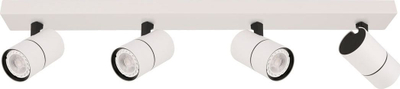 Spote tavanore Netlighting Laconi, shirit 4 drita, GU10, e bardhë