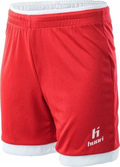 Pantallona të shkurtra sport Huari Barracas II Jr, fëmijë, poliester, të kuqe