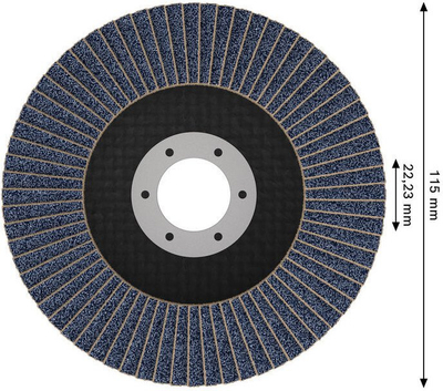 Disk gërryes Bosch Accessories 2608626126, 115mm, për metal