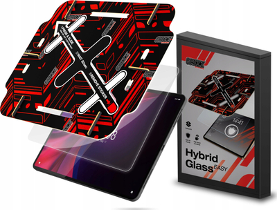 Xham mbrojtës hibrid GrizzGlass HybridGlass Easy për Lenovo Tab Extreme, shumë i kthjellët, vihet kollaj, transparent
