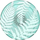 Mbajtëse telefoni PopSockets PlantCore Translucent Fern, ngjitëse, transparente jeshile