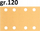 Letër zmerile Bosch Best for Wood C470, 80 x 133mm, P120, bezhë