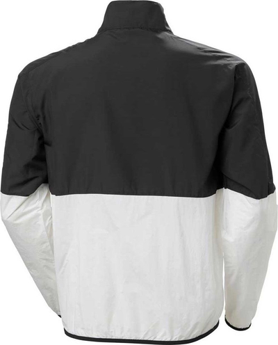 Јакна против ветер Helly Hansen Juell 53703, Regular Fit, со патент, двобојна црно бела