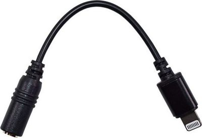 Аудио кабел CKMOVA AC LF3, 3.5mm TRRS во Lightning, црн