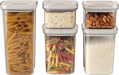 Set enësh ruajtjeje Berlinger Haus Kitchenbarf Cream Sahara, 10 pjesë, plastike, krem