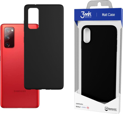Mbrojtëse telefoni 3mk Matt Case për Samsung S20 FE, me sipërfaqe mat, ngjyrë e zezë