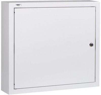 Kasetë shpërndarëse metalike IDEAL Kanlux KP-DB-I-MS-218, 2x18 module, montim sipërfaqësor, e bardhë