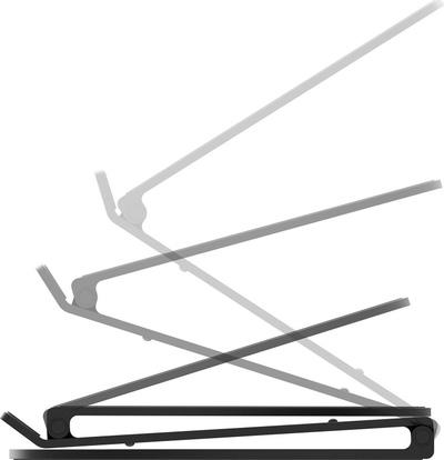 Mbajtëse laptopi Twelve South Curve Flex TS 2201, alumin, me rregullim, e zezë
