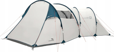 Çadër tunel Easy Camp Alicante 600 Twin, për familje, 6 veta, gri e çelët