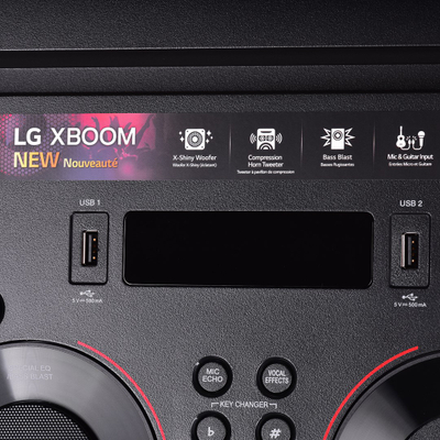 Kuti muzikore LG XBOOM RNC9, Bluetooth, karaoke, e zezë