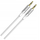 Kabllo audio Swissten Textile, 3.5 mm JACK në JACK, 1.5 m, e bardhë